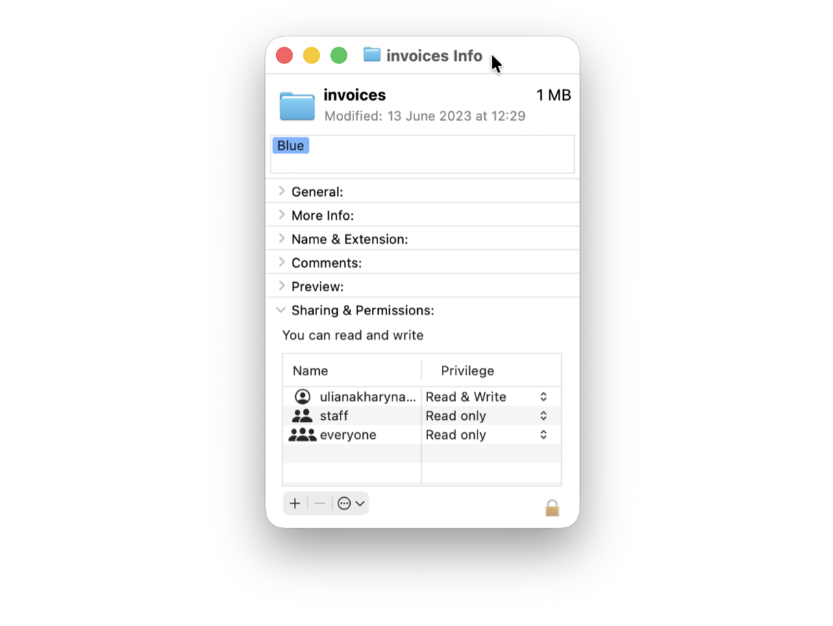 How to change file permissions on Mac