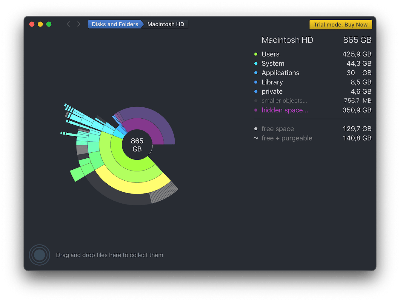 DaisyDisk app for Mac