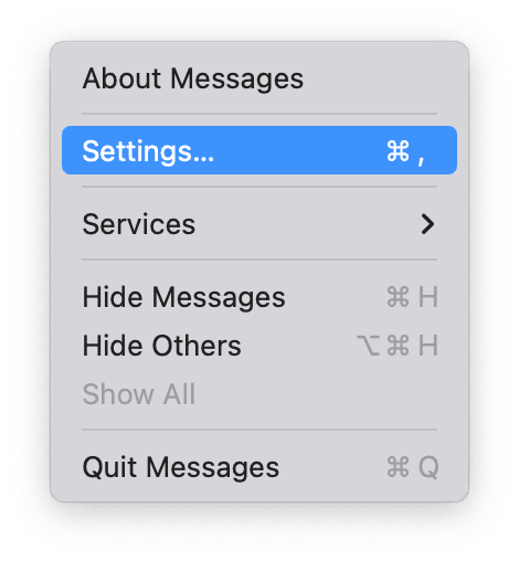 Deselect Enable Messages in iCloud