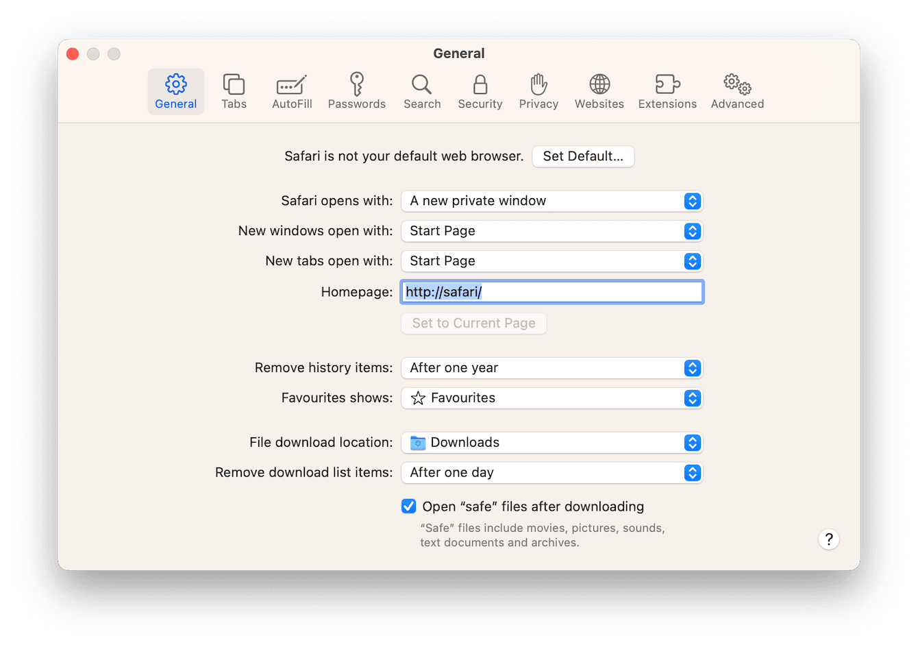 How to browse in private mode