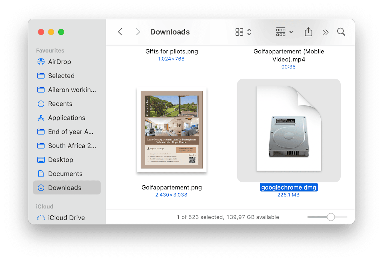 Install Chrome on your MacBook from downloads
