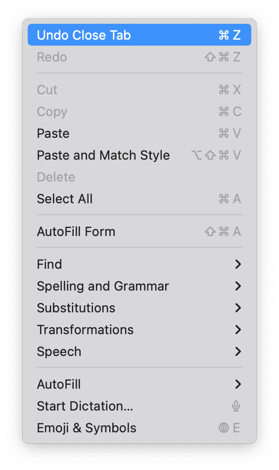 How to reopen closed tabs in Safari