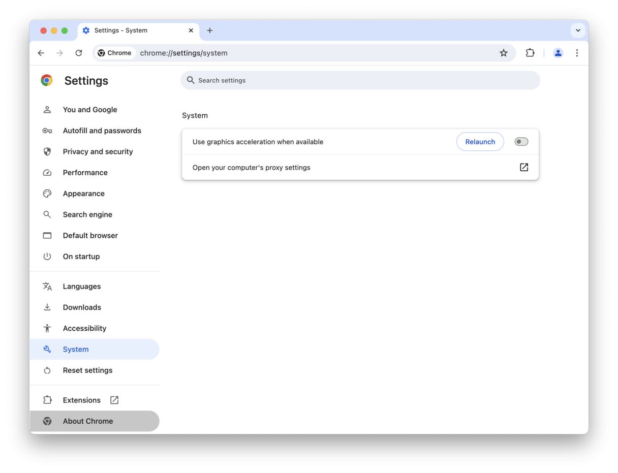How to update Chrome on MacBook
