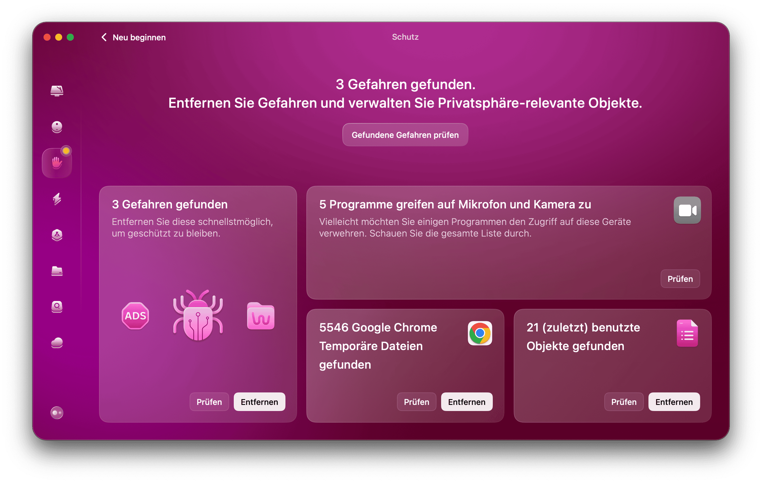 Den Mac auf Malware &uuml;berpr&uuml;fen