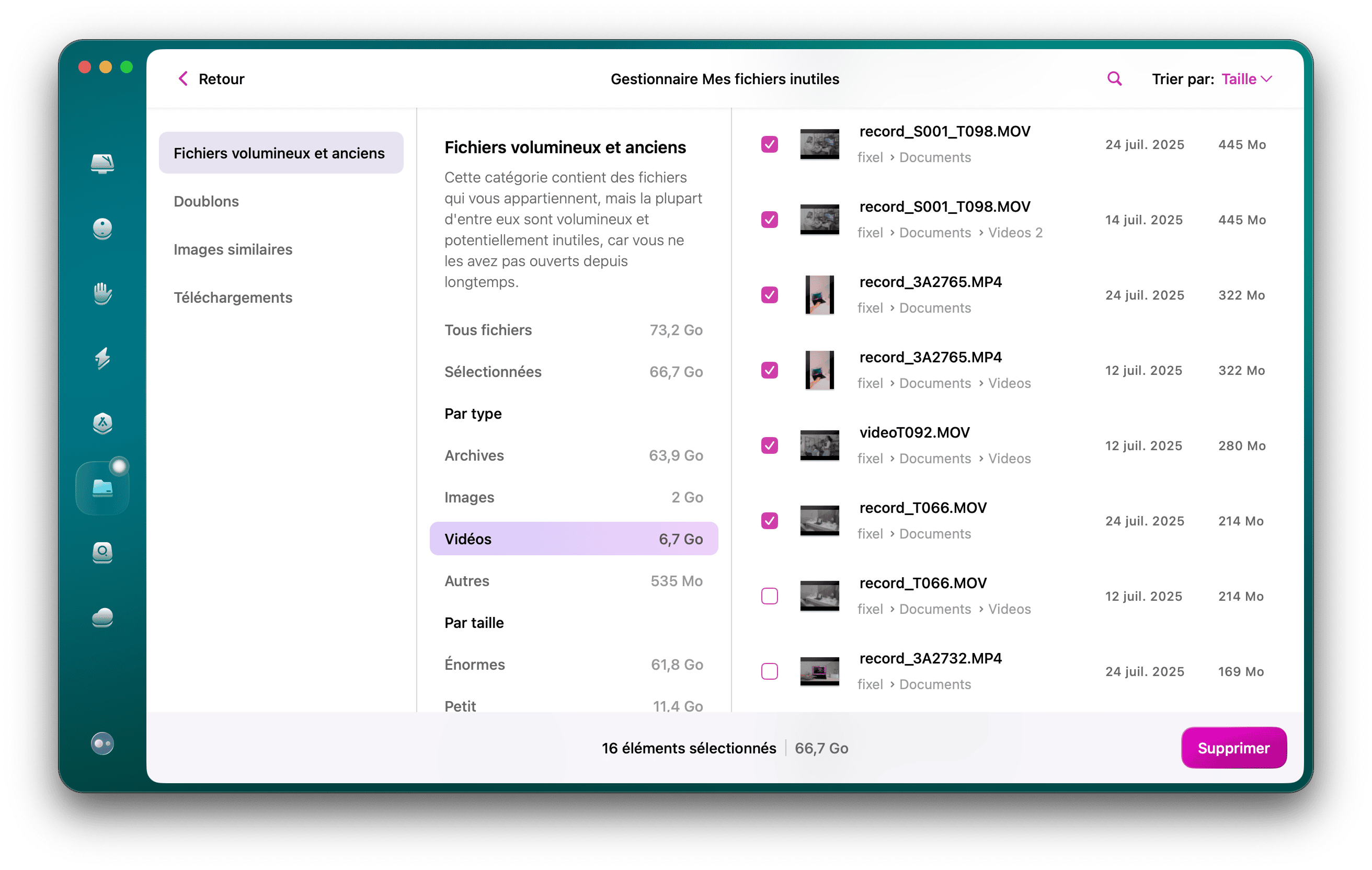 CleanMyMac &ndash; Mes fichiers inutiles
