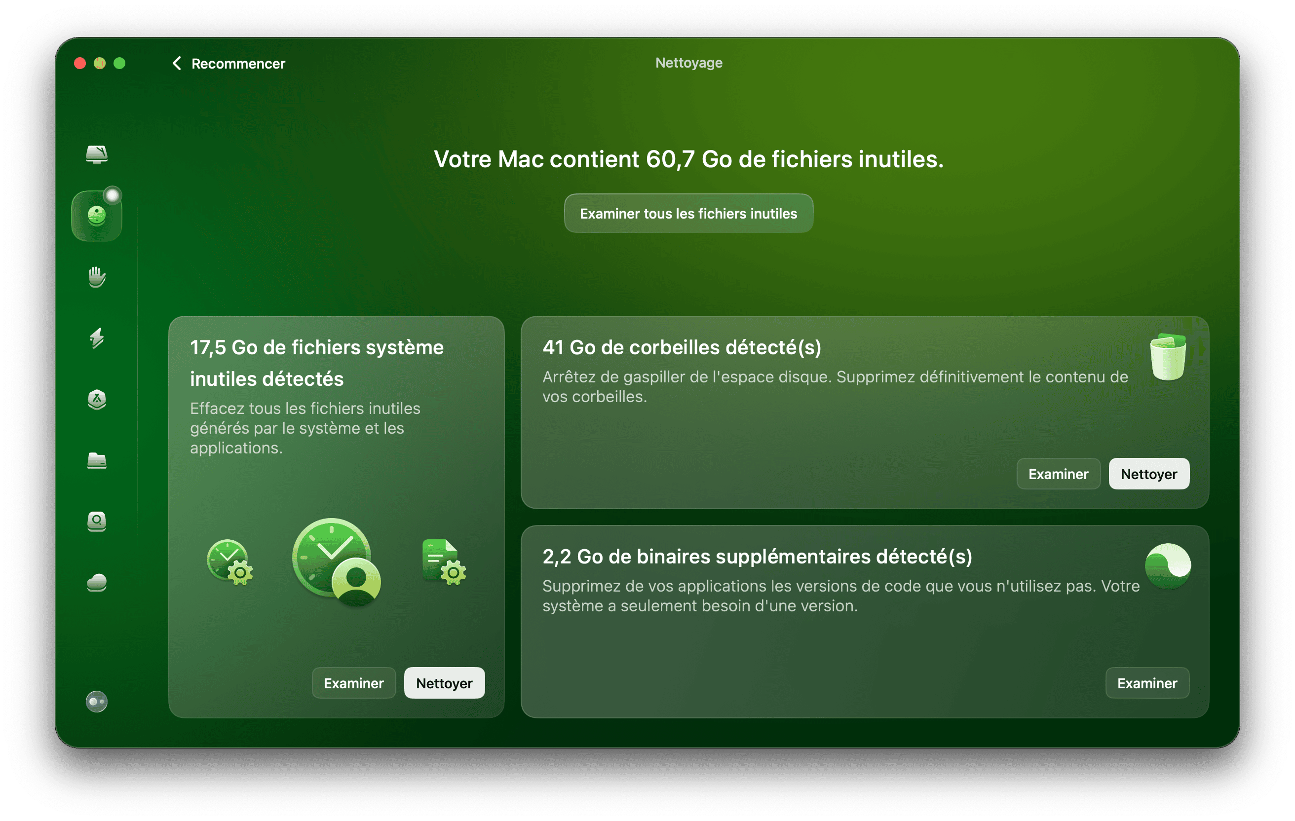 Supprimez les fichiers syst&egrave;me inutiles