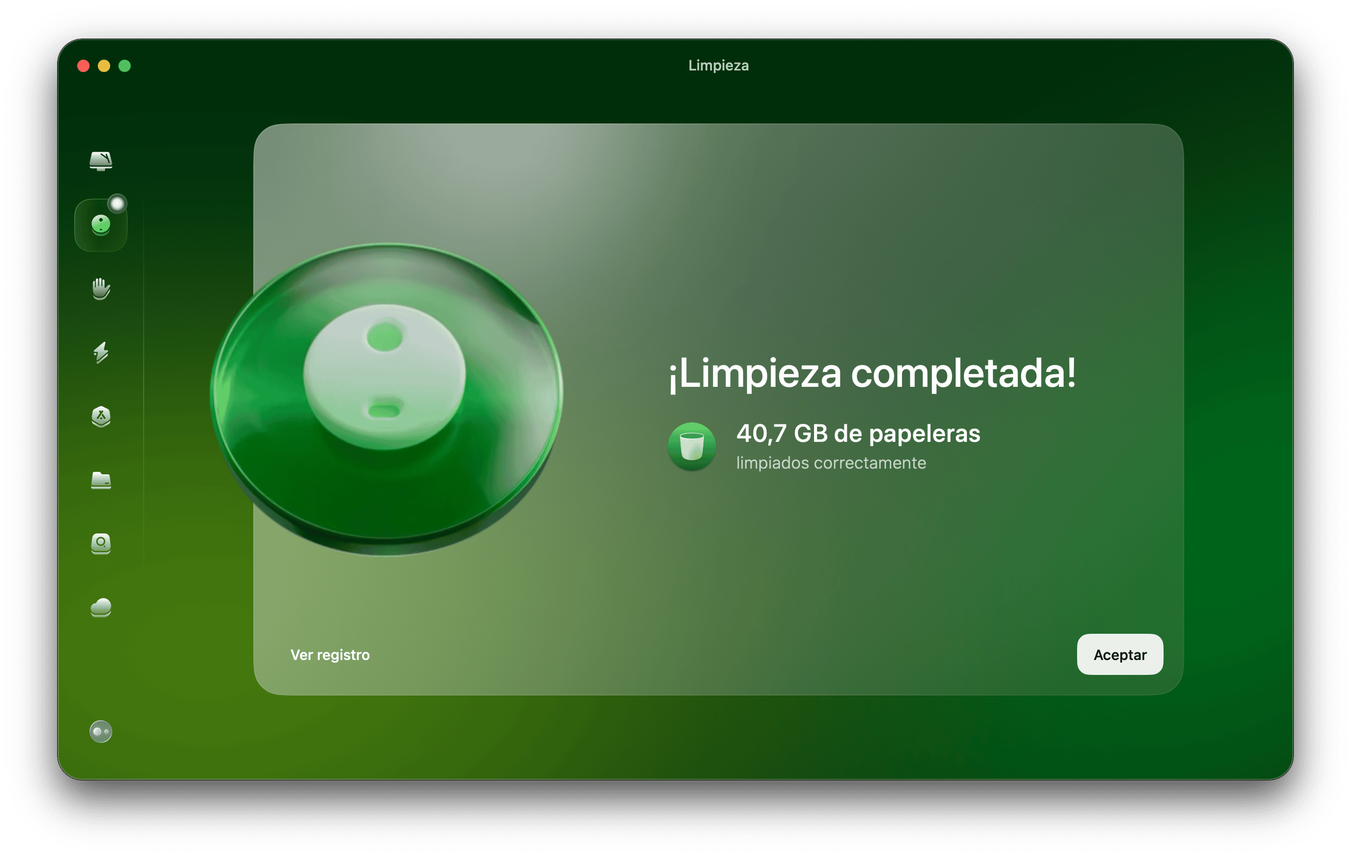 CleanMyMac &ndash; el m&oacute;dulo Limpieza