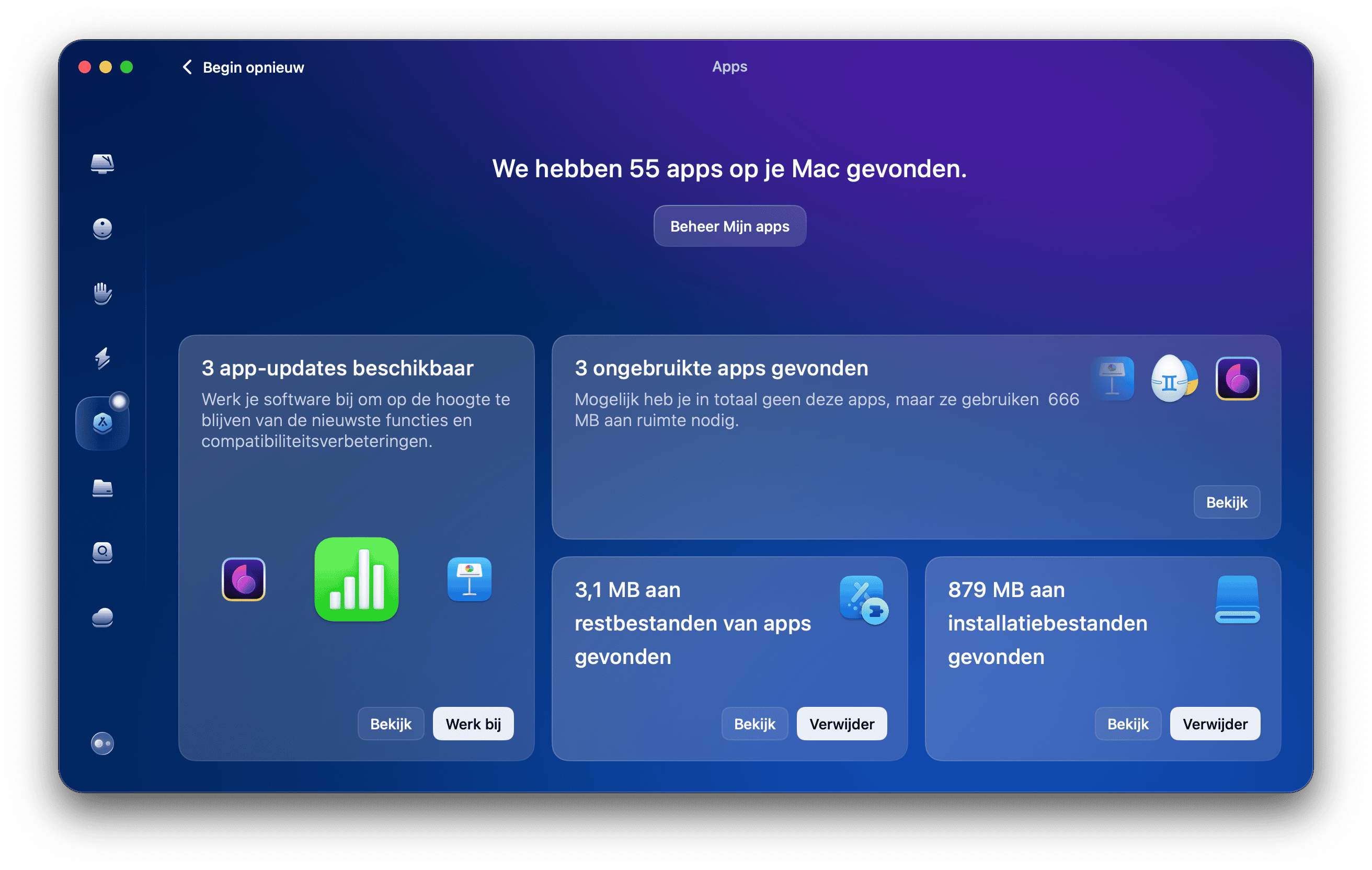 Verwijder verdachte apps
