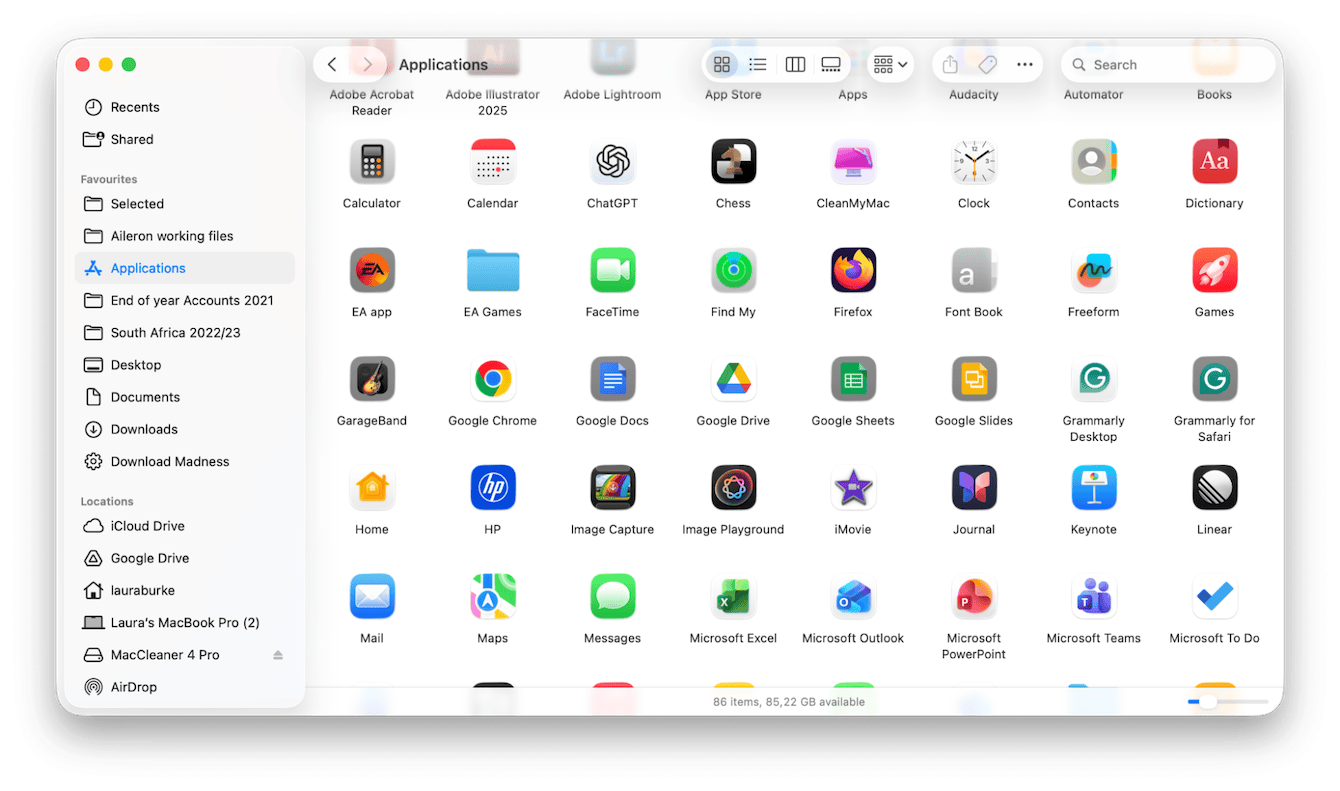 Open Applications with a shortcut
