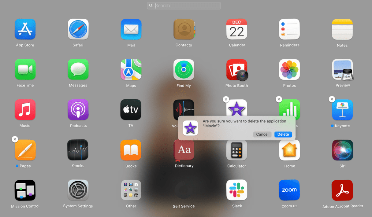 Uninstall unused applications