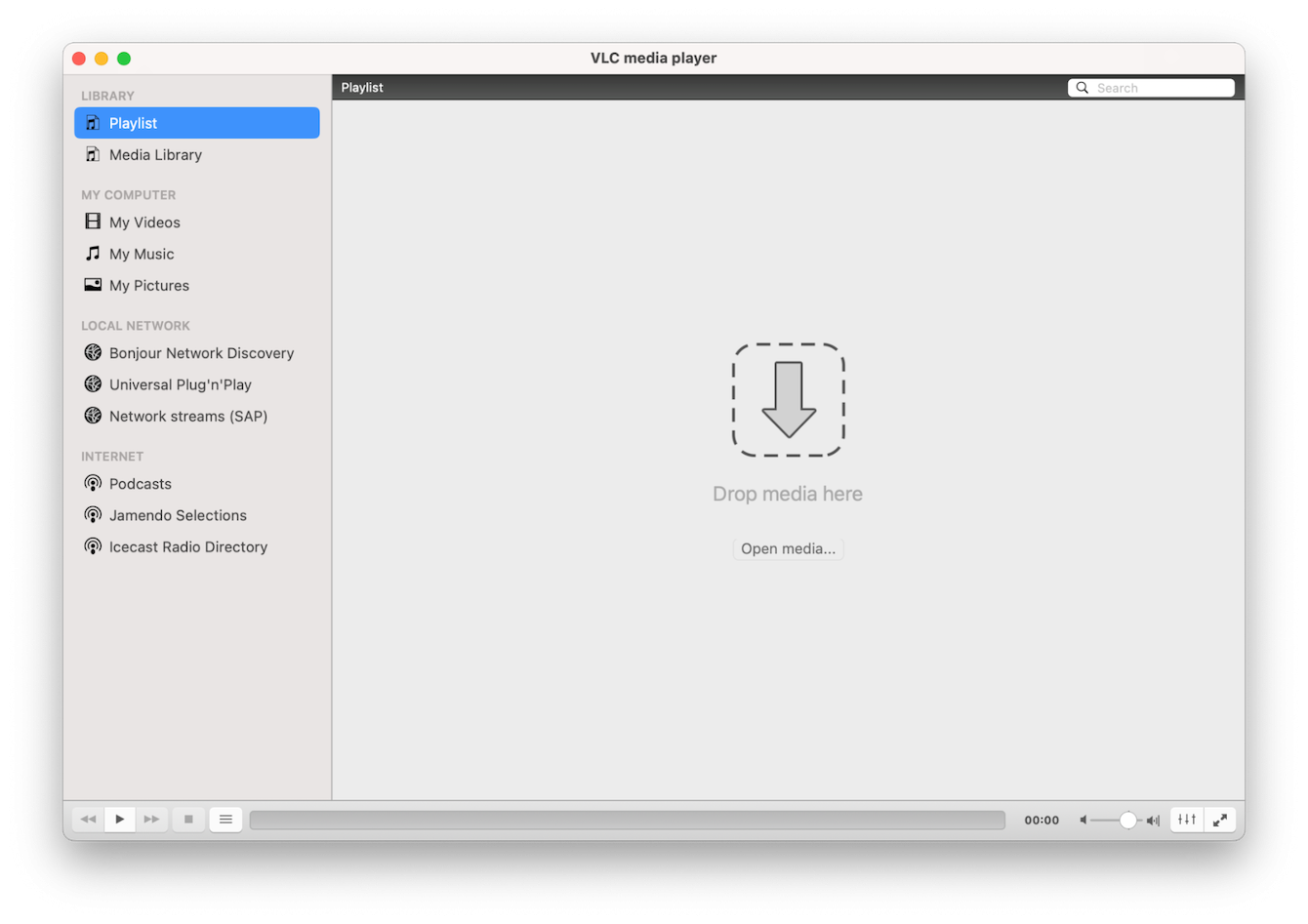 Use a free VLC media player for Mac