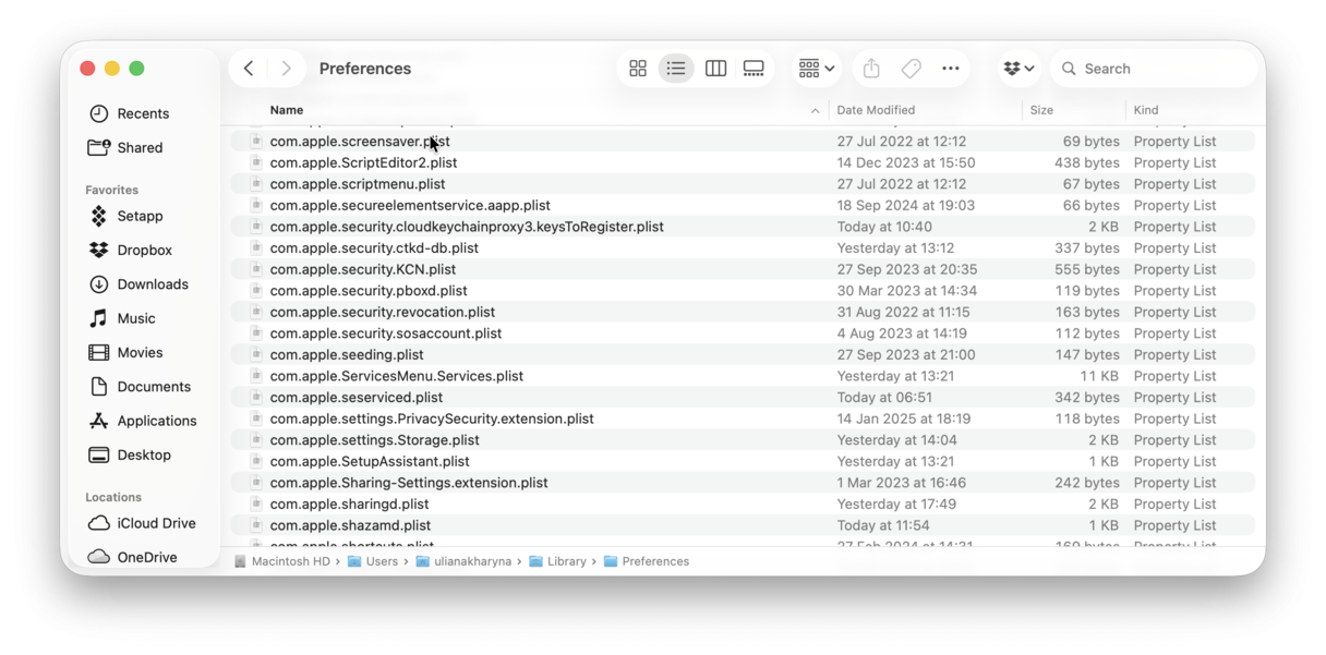Resetting application preferences and reinstalling apps