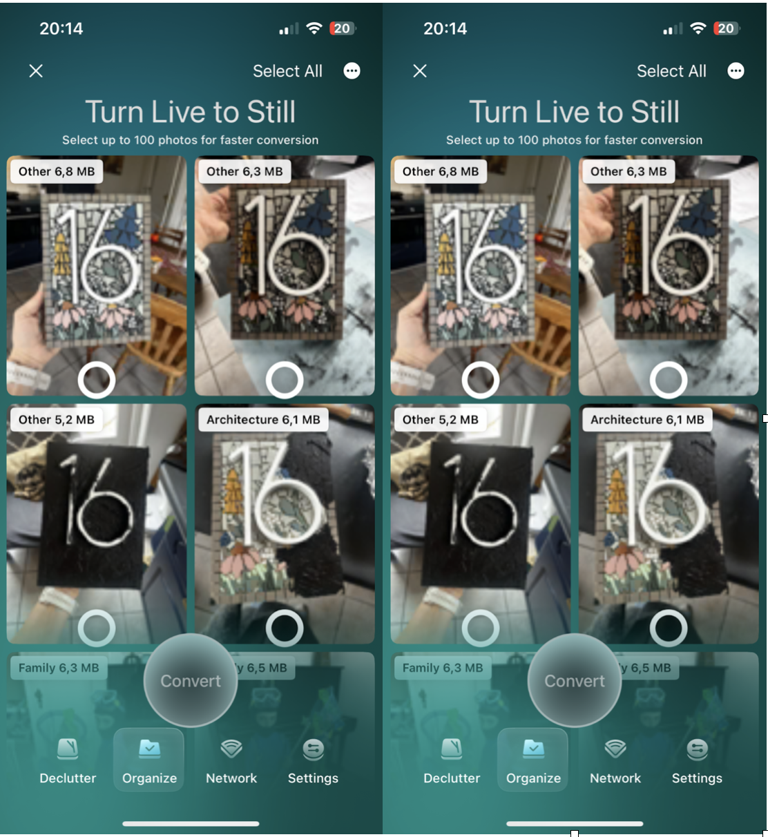 Run CleanMyPhone again