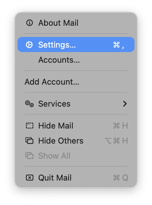 Refresh Mail&rsquo;s account settings the safe way